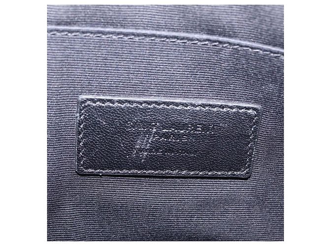 Autre Marque Pouch con zip Saint Laurent Letters in pelle Large - vista 6