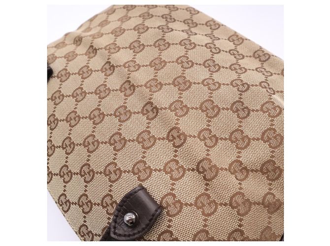 Borsa GUCCI Bamboo GG Canvas - vista 4