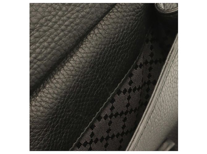 Borsa a tracolla Gucci Black Bamboo - vista 10