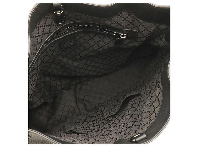 Borsa a tracolla Gucci Black Bamboo - vista 8