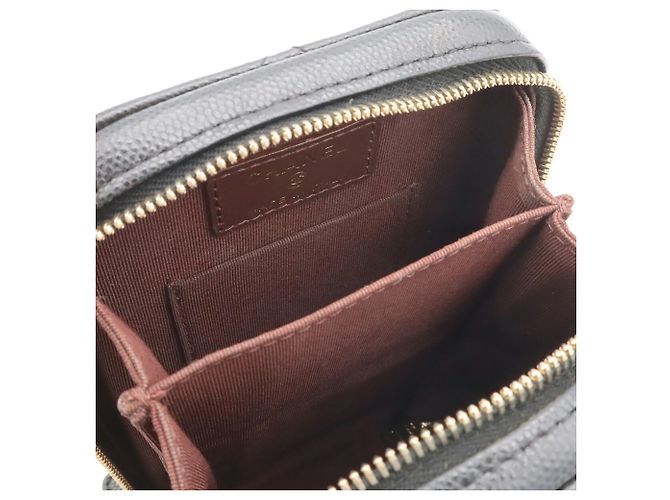 Timeless Bolsa de Ombro com Corrente Porta-Celular Chanel Matelassé Coco Mark - vista 8