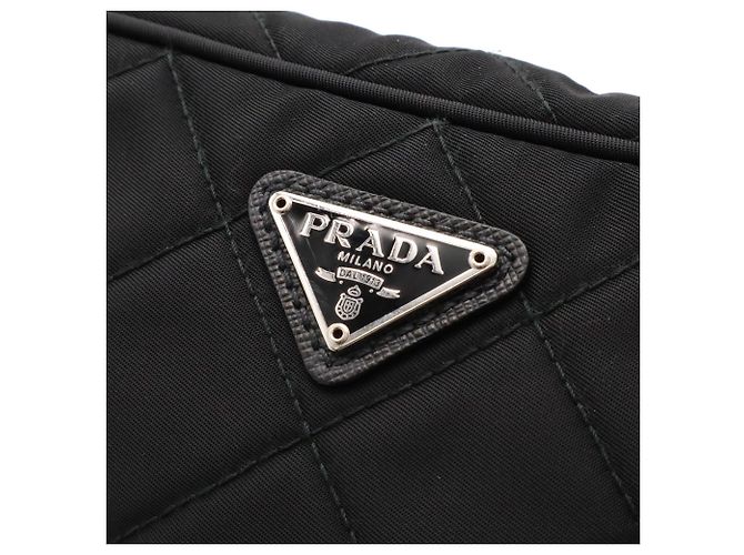 Bolsa de Ombro Prada Tessuto Impunto Triangle - vista 7