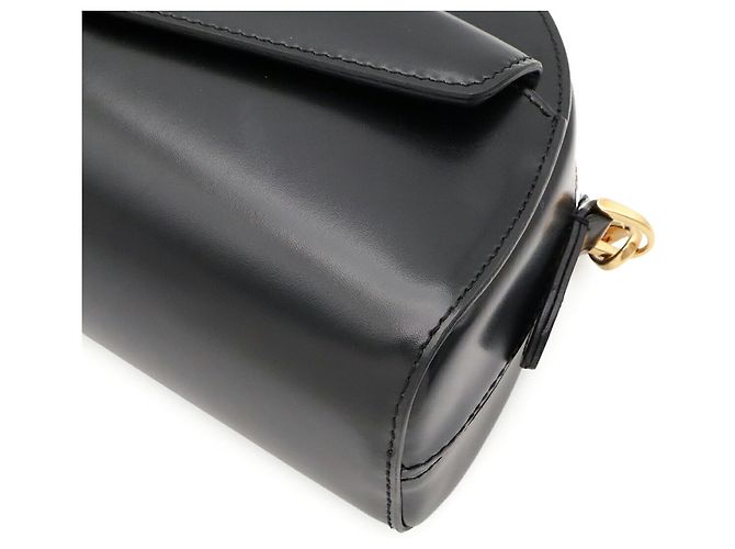 Tod's T-Timeless Camera Bag aus schwarzem Leder - Ansicht 4