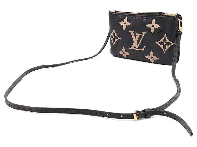 LOUIS VUITTON Monogram Empreinte Pochette Double Zip Shoulder Bag - vista 3