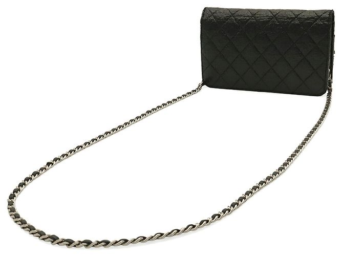 Borsa a tracolla con catena e portafoglio Chanel Matelassé - vista 3