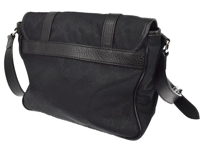 Bolsa Messenger Gucci Fivela GG Canvas Medium - vista 2