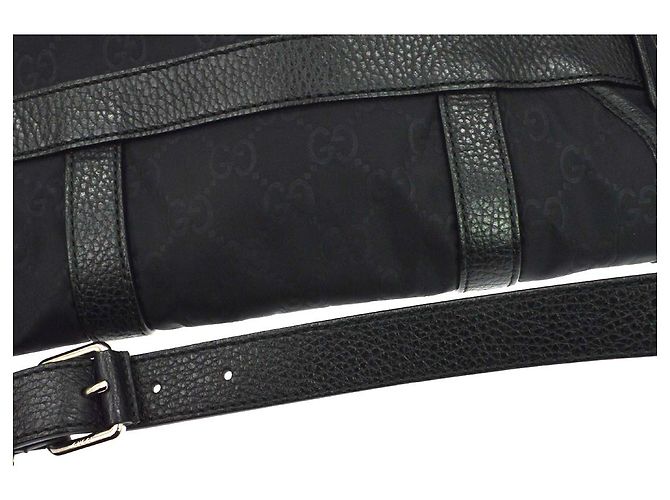 Bolsa Messenger Gucci Fivela GG Canvas Medium - vista 6
