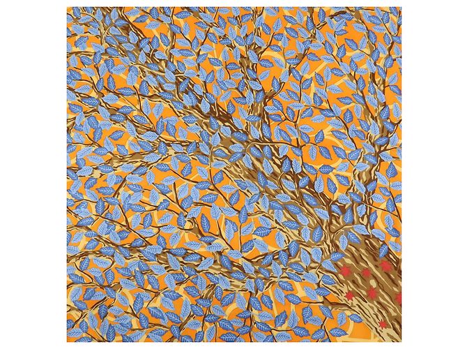 Hermès Hermes Carré 90 Silk multicolor 90 x 90 - vista 7