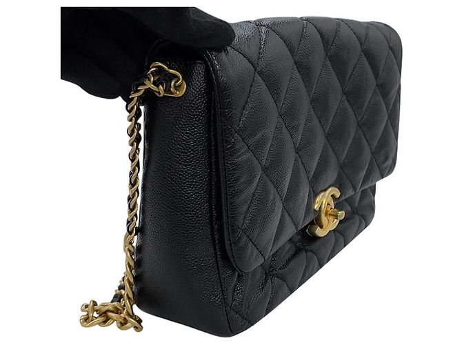 Borsa a patta Chanel Matelasse Coco Mark Melody - vista 8