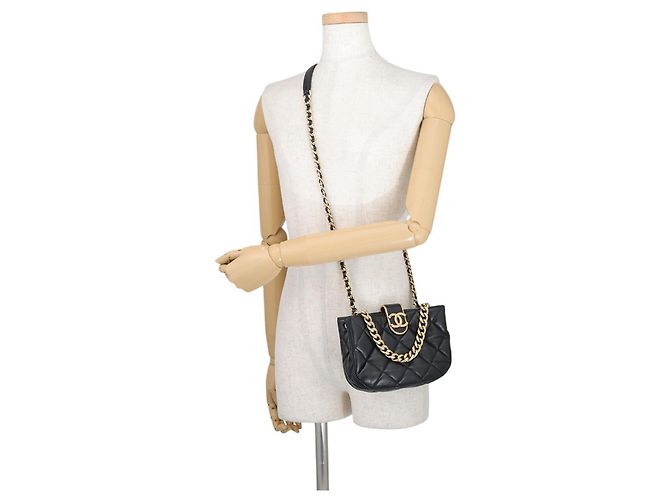 Timeless Borsa a spalla Chanel Matelassé in pelle d'agnello - vista 5