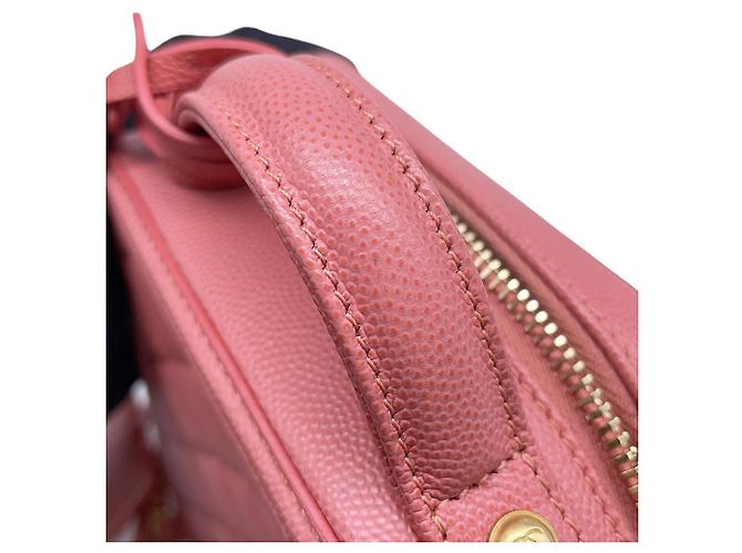 Borsa a tracolla con catena Chanel CC Filigree Vanity Caviar Skin AS0988 - vista 11