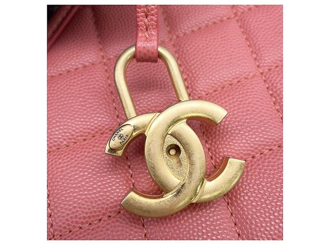 Borsa a tracolla con catena Chanel CC Filigree Vanity Caviar Skin AS0988 - vista 16
