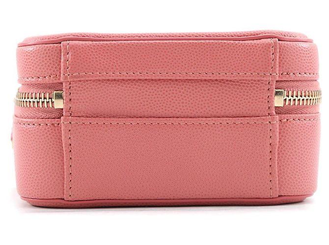 Borsa a tracolla con catena Chanel CC Filigree Vanity Caviar Skin AS0988 - vista 3