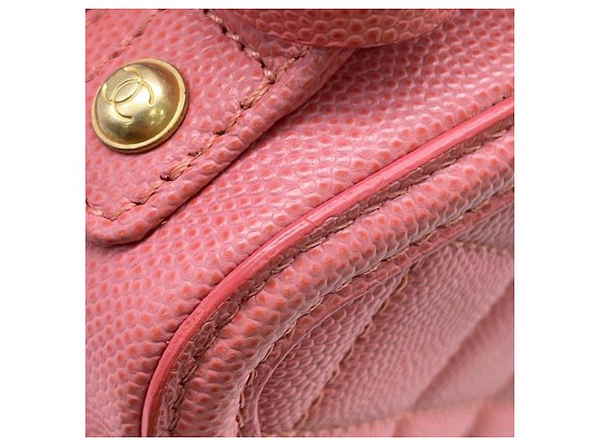 Borsa a tracolla con catena Chanel CC Filigree Vanity Caviar Skin AS0988 - vista 8