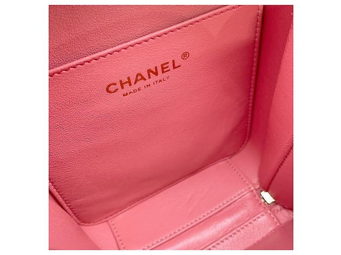Borsa a tracolla con catena Chanel CC Filigree Vanity Caviar Skin AS0988 - vista 9