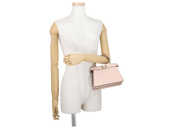 Fendi Peekaboo ISeeU Petite Lederhandtasche - Ansicht 4