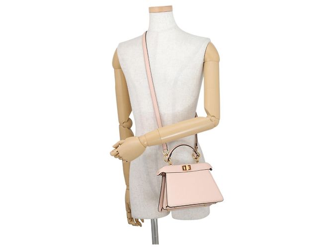 Fendi Peekaboo ISeeU Petite Lederhandtasche - Ansicht 5