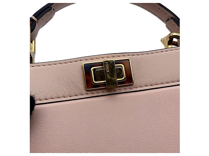 Fendi Peekaboo ISeeU Petite Lederhandtasche - Ansicht 8