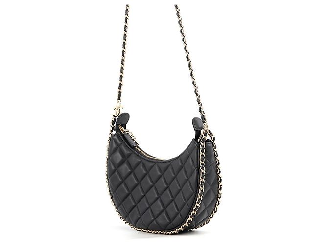 Borsa a spalla con catena Chanel Matelassé - vista 2