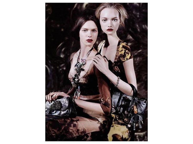 Bolsa Prada Templi Temple Print Nylon e Couro Outono 2004 - vista 2