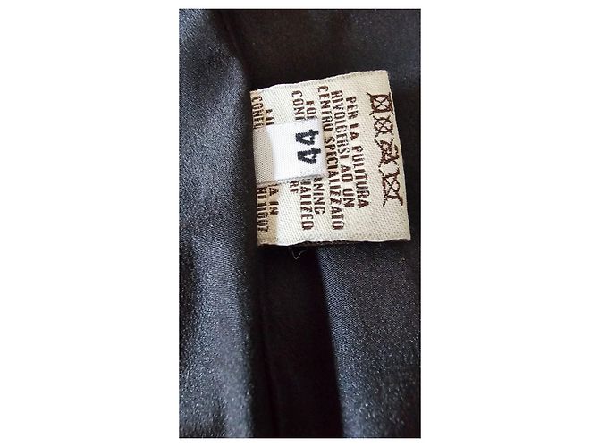 Autre Marque Chaqueta de visón Saga Mink marrón con cuello de chinchilla - vista 5