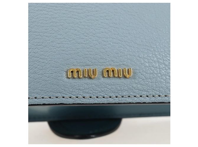 Miu Miu Madras Crystal Buckle Leather Small - vista 6