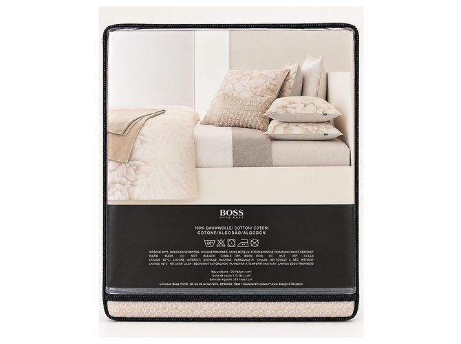 HUGO BOSS Bettwäsche-Set aus Baumwollsatin - Ansicht 5