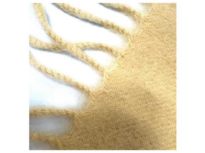 Hermès Stola in cashmere beige Hermes - vista 4