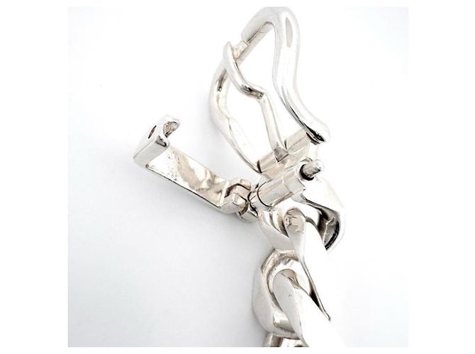 Hermès Colar Hermes Boucles Sellier em Silver - vista 10