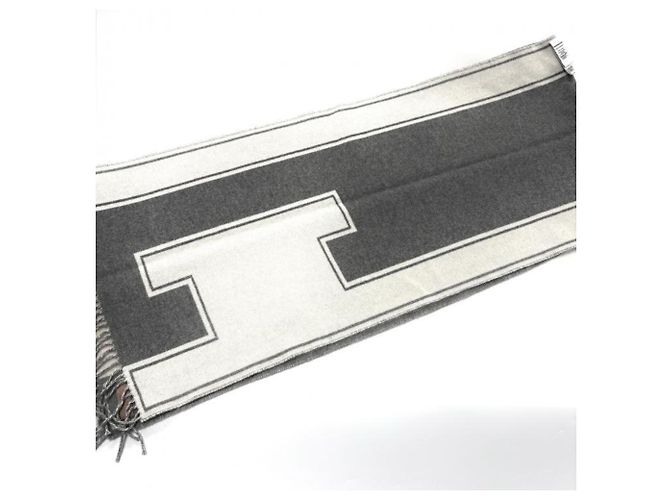 Hermès Bufanda/Estola Hermes Cashmere Clé de H - vista 11