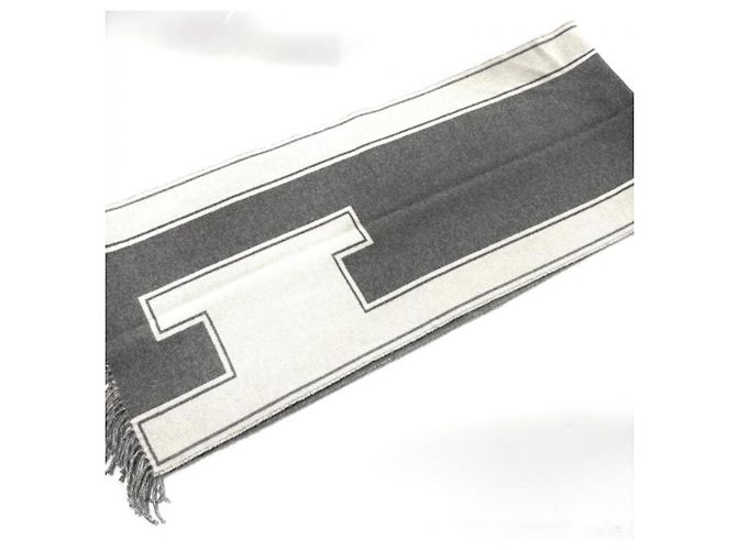 Hermès Bufanda/Estola Hermes Cashmere Clé de H - vista 12