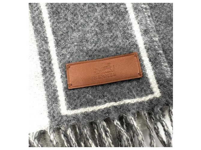 Hermès Bufanda/Estola Hermes Cashmere Clé de H - vista 2