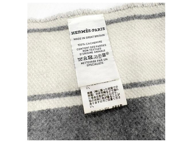 Hermès Bufanda/Estola Hermes Cashmere Clé de H - vista 4