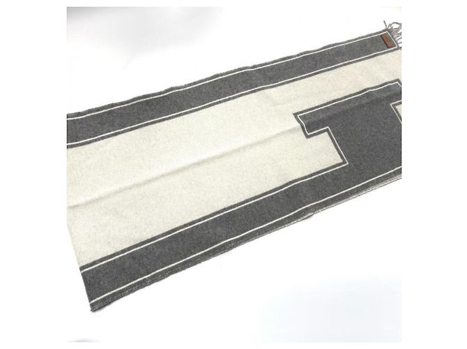 Hermès Bufanda/Estola Hermes Cashmere Clé de H - vista 9