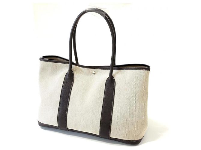 Hermès Hermes Toile H Buffle Garden Party PM Tote Bag - Ansicht 2