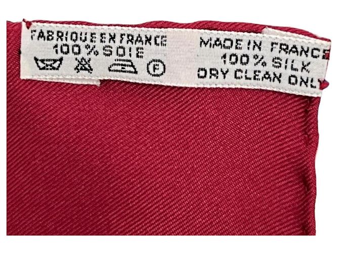 Hermès HERMES Qu'importe le flacon Foulard di seta con stampa flacone di profumo - vista 8