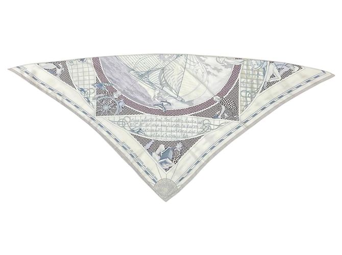 Silk In Hermès Foulard di seta Hermes Voyage au Long Cours - vista 3