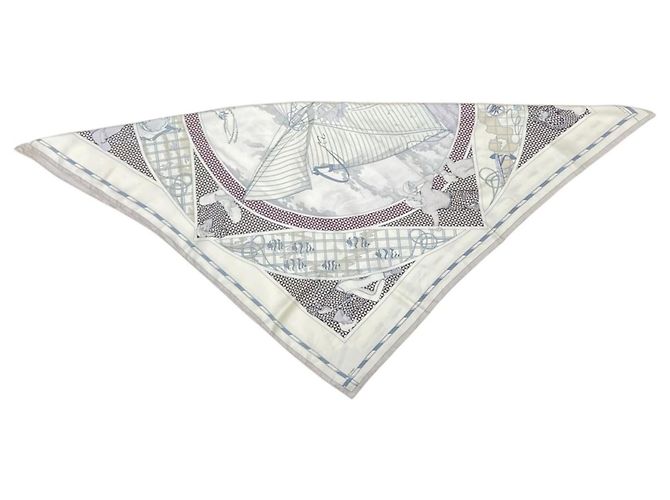 Silk In Hermès Foulard di seta Hermes Voyage au Long Cours - vista 4