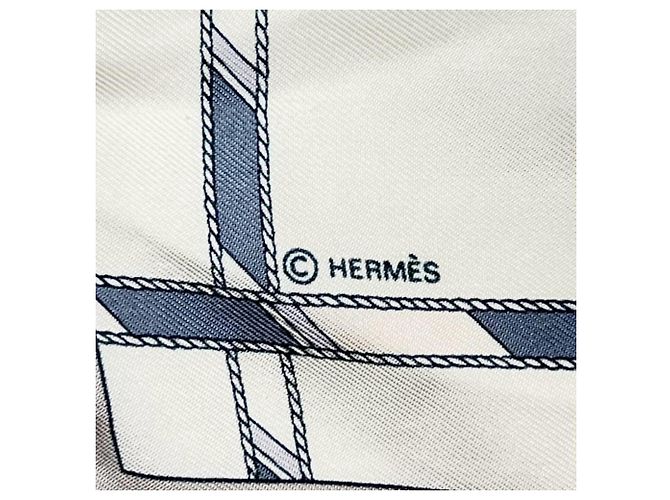 Silk In Hermès Foulard di seta Hermes Voyage au Long Cours - vista 6
