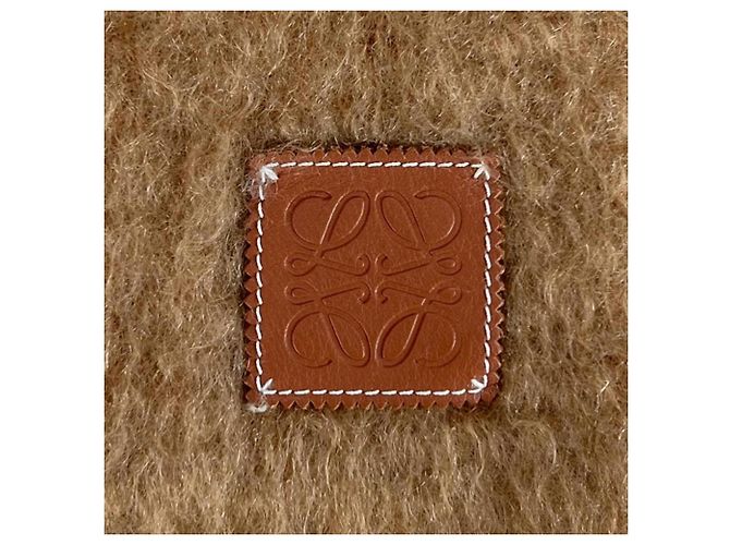 Sciarpa Loewe in misto lana camel - vista 4
