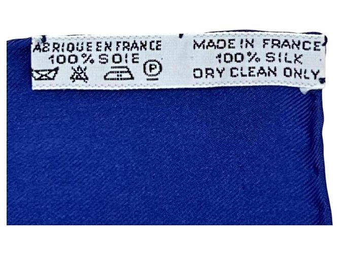 Hermès Foulard di seta Hermes Marine et Cavalerie - vista 10