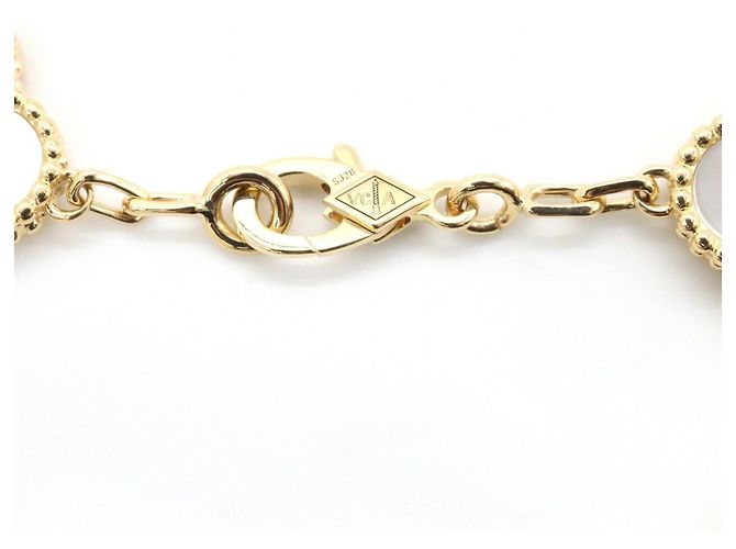 Van Cleef & Arpels Vintage Alhambra 5P Perlmutt-Armband - Ansicht 5