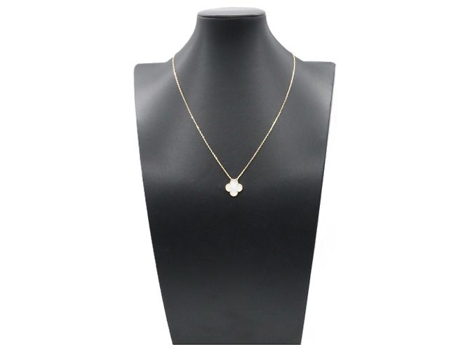Van Cleef & Arpels Vintage Alhambra Halskette aus Perlmutt - Ansicht 5
