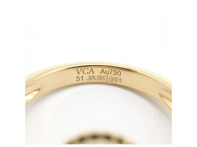 Anello Van Cleef & Arpels Vintage Alhambra - vista 4