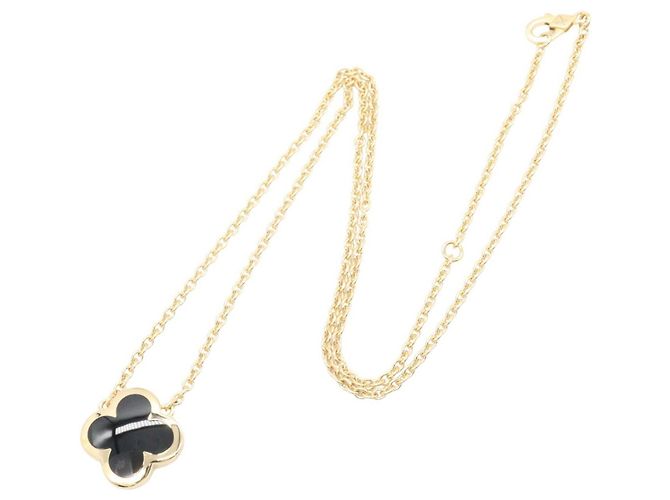 Van Cleef & Arpels Pure Alhambra Onyx Halskette - Ansicht 2