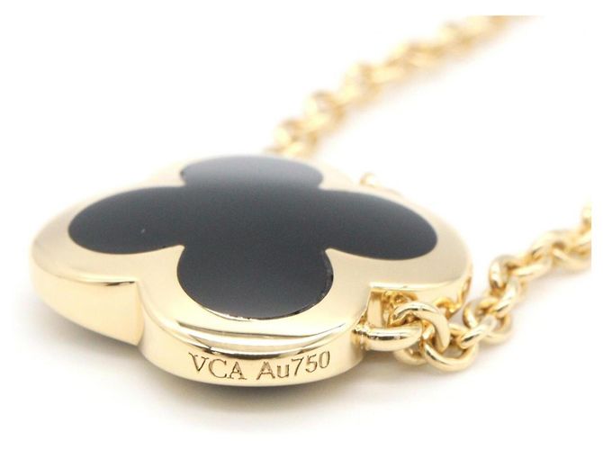 Van Cleef & Arpels Pure Alhambra Onyx Halskette - Ansicht 5