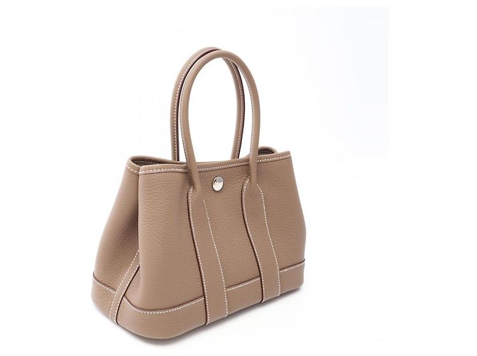 Hermès Borsa Hermes Neo Garden 23 in Etoupe Gray - vista 2