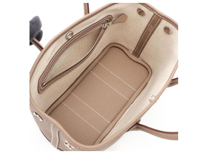 Hermès Borsa Hermes Neo Garden 23 in Etoupe Gray - vista 3