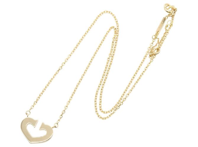 Collana Cartier C2 Cuore in Oro Giallo 18K - vista 2