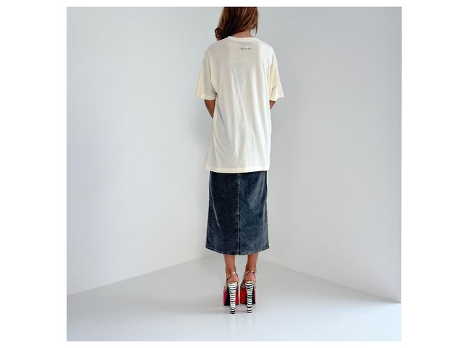 Camiseta Oversized Gucci "He Wears Pink Shoes" - vista 10